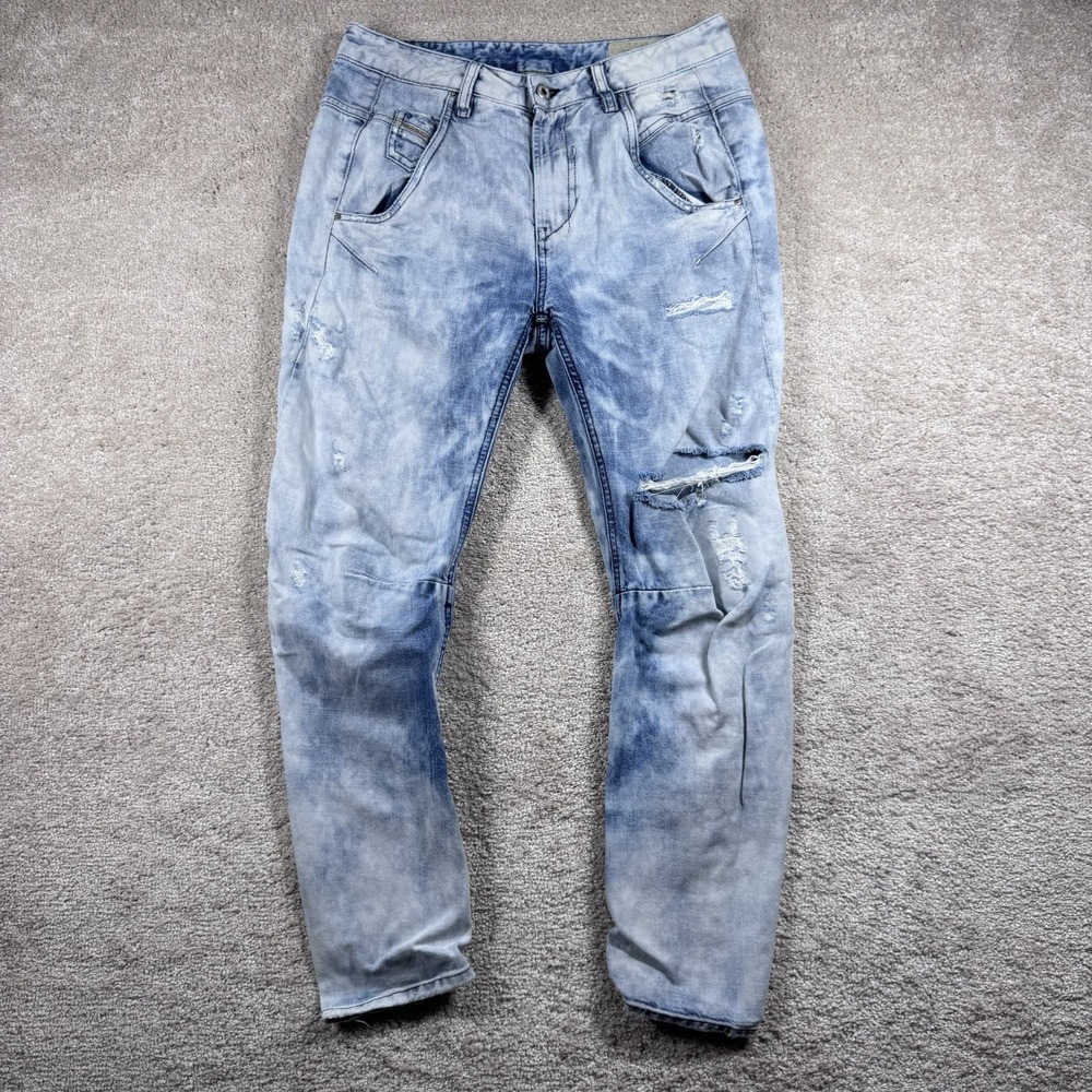 Diesel‎ Fayza Jeans Women 31x27 Relaxed Boyfriend Low Rise Denim Unique Y2K